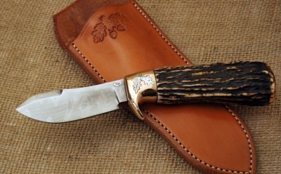 T.C. Roberts handmade stag hunter - 4