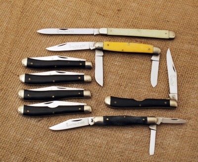 8 Vintage Queen knives--1970's & Later - 2