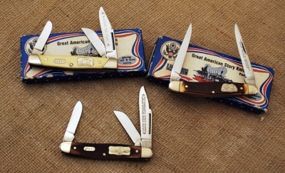 Three Boker Great American Story Knives