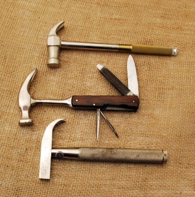 Three Tool kit hammers