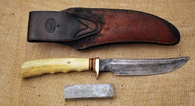 Randall #4 Stag-Early Heiser sheath - 2