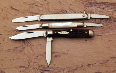 Three Vintage Case XX knives