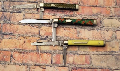 Doctors Knives Trio of rare vintage: Utica, IKCO, Robeson