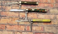 Doctors Knives Trio of rare vintage: Utica, IKCO, Robeson