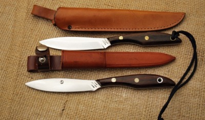 Two Russell Canadian Belt Knives