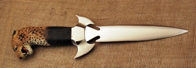 Nolen Knives Art Knife-Carved & Etched - 2