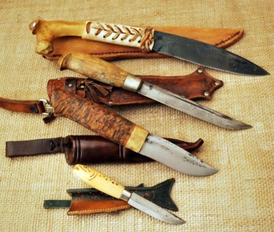 Four Pukko knives - 2