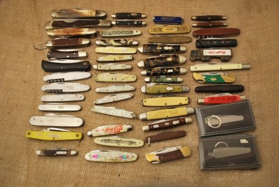 Group of 50 plus assorted knives