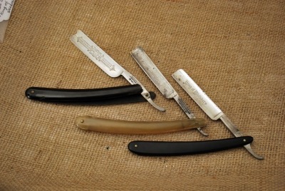 Three Etched Razors