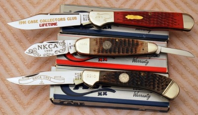 Three Case NKCA knives
