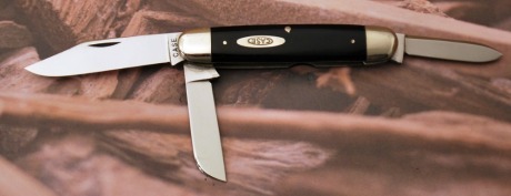 Case slick black cattle knife