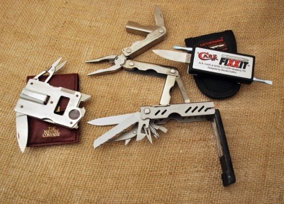 Four pocket-size multi-tools