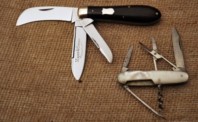 Two vintage Maher & Grosh knives