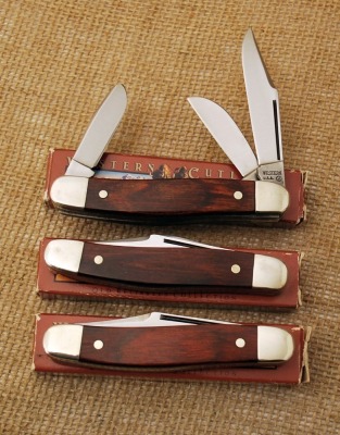 Three Western USA serpentine 3-blades