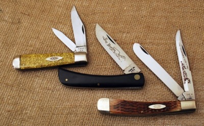 Three Case collectible knives