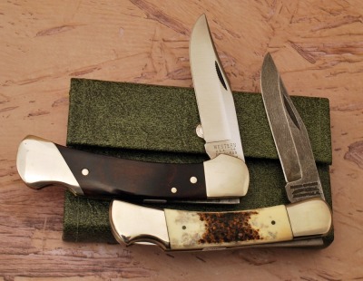 Two USA made 5" Folding hunters