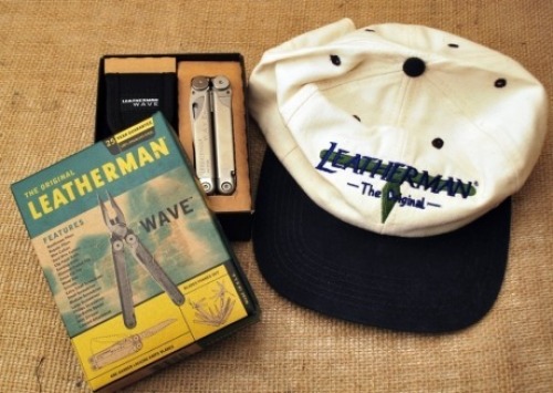Leather Wave and cap