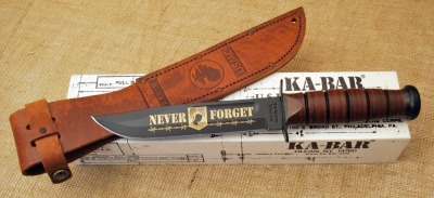 KA-BAR Marine knife with POW motif