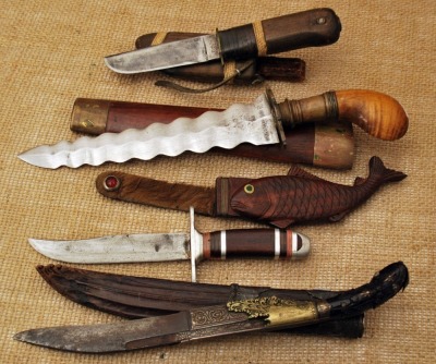 Four unusual knives