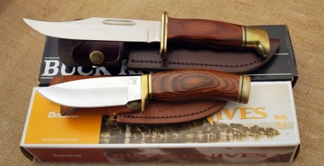 Buck Vanguard and Special cocobolo