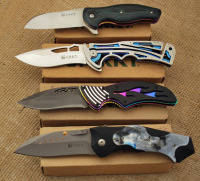 Four CRKT, Tuition, Fulcrum Flame, NIRK Tighe 2, Elishewitz Scarab