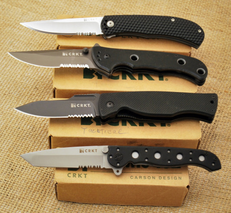 Four CRKT M16, Convergence, Prowler, Cruiser Special Forcers