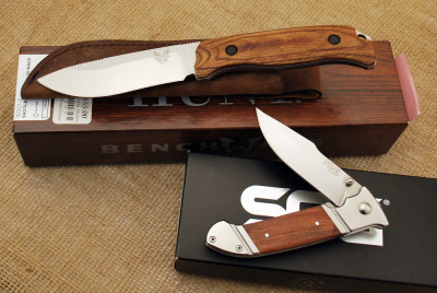 SOG Fielder and Benchmade Saddle Mountain Skinner