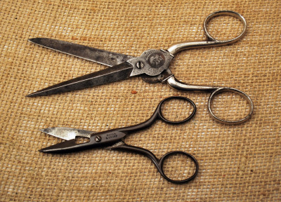 Two Maher & Grosh scissors