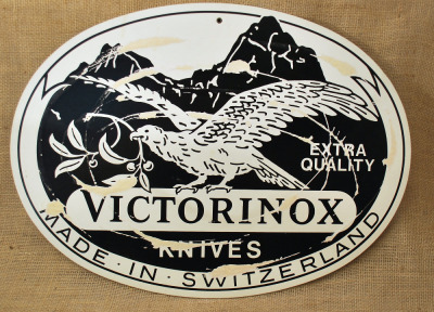 Victorinox double side advertising hanger
