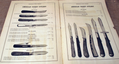 Northfield Cutlery 1865 catalog. Super rare. Only one known. - 2