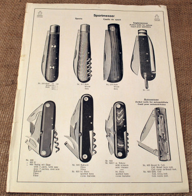 Weidmannshiel vintage catalog sheets and advertising - 2