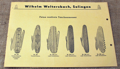 Weidmannshiel vintage catalog sheets and advertising - 4