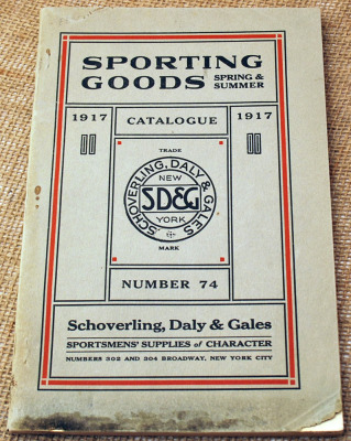 Daly & Gales Sportsman's Supplies vintage original 1917 catalog