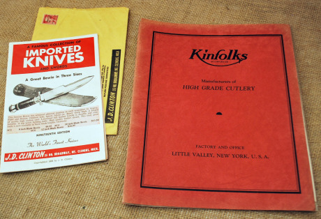 Kinfolks Catalog with 1950's price lists and 1958 J. D. Clinton catalog