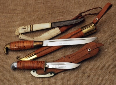 Trio of Finland made Fixed blades - 2