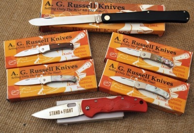 Group of Six AG Rusell knives.