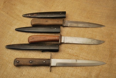 Trio WWI Trench Knives - 2