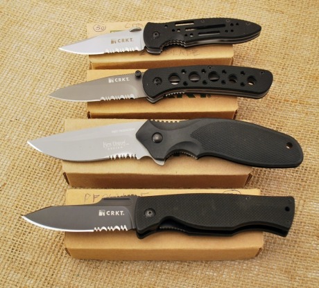 Quartet of CRKT Knives
