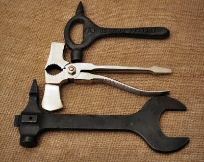 Three multi-took wrenches