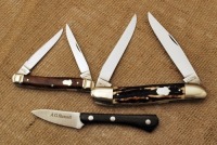 Trio of A. G. Russell Knives