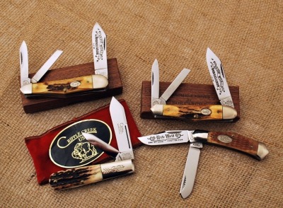 Four Cripple Creek USA knives