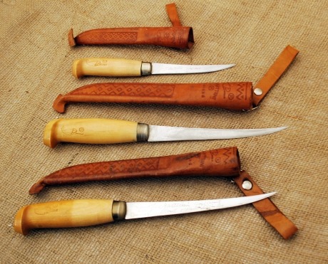 Three Rapala Fillet Knives