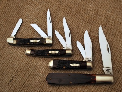 Four Case Bone knives