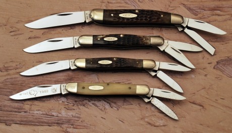 Four Case bone whittlers