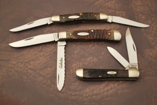 Case 80's bone Trio-Cabela's trapper