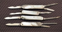 Four vintage pearls