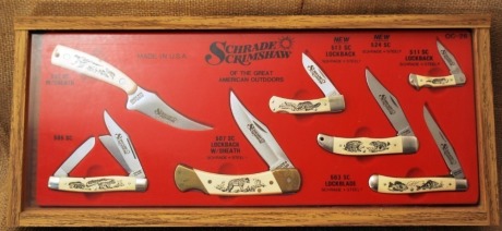 Schrade Scrimshaw Set