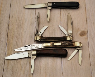 Four vintage knives