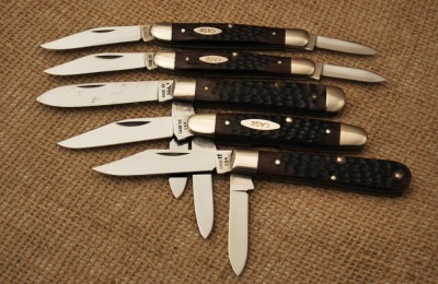 Five Case Delrin knives