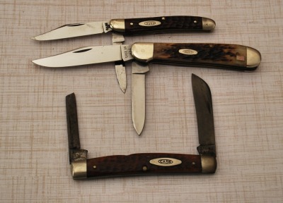 Three Case knives